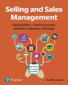 Selling and Sales Management